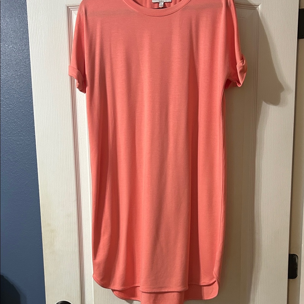 new directions Coral Short Sleeve Tunic Dress
